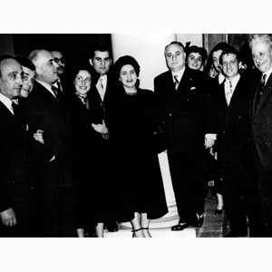 Cairo, 1950, Ministro d'Italia, Ezio Achilli, Gino Bechi, Maria Erato, Virginia Zeani, Beniamino Gigli, Antonio Annaloro, Maestro Milani