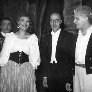 Antonio Annaloro e Maria Carbone - Cyrano de Bergerac - Teatro Sociale, Como, 1949