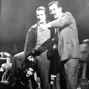 Antonio Annaloro con Carlo Maestrini - Il Tabarro - Teatro alla Scala, Milano, 1959