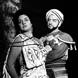 Antonio Annaloro e Nora de Rosa - La figlia del re di Adriano Lualdi - Teatro alla Scala, Milano, 1959